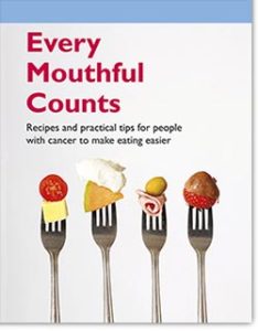 cancer and eating are important. Read every mouthful counts