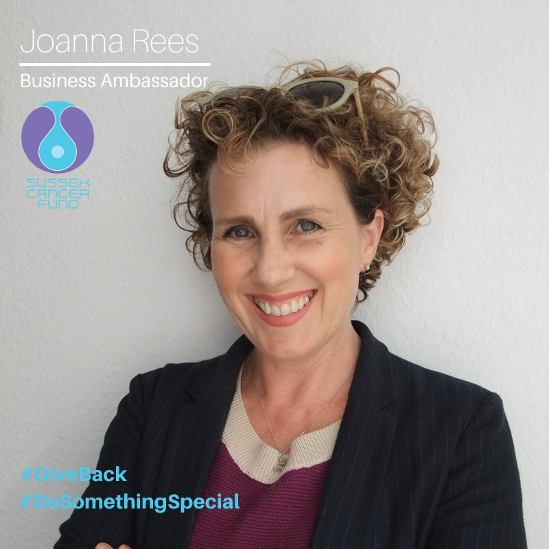 Joanna Rees, an ambassador for businesses that donate to charity