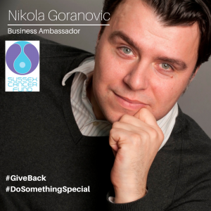Niko Gotanovic, an ambassador for businesses that donate to charity