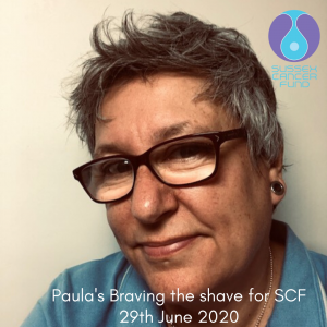 Paula's Braving the shave for SCF - 29th June 2020