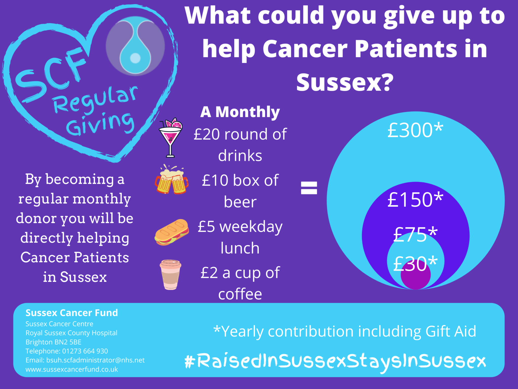 Donate Sussex Cancer Fund