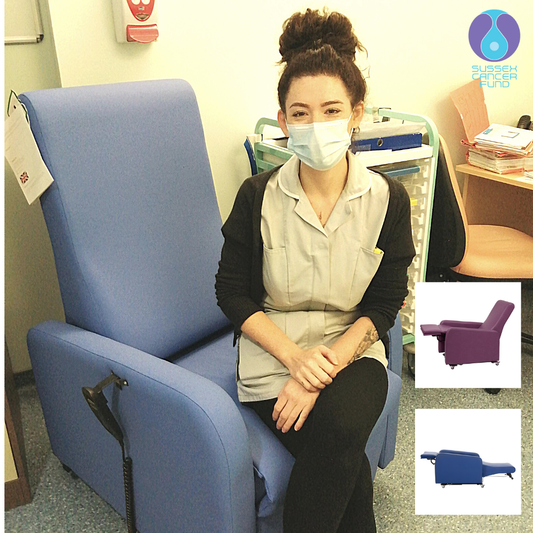 New Reclining Treatment Chair For Haematology Ward Sussex Cancer Fund