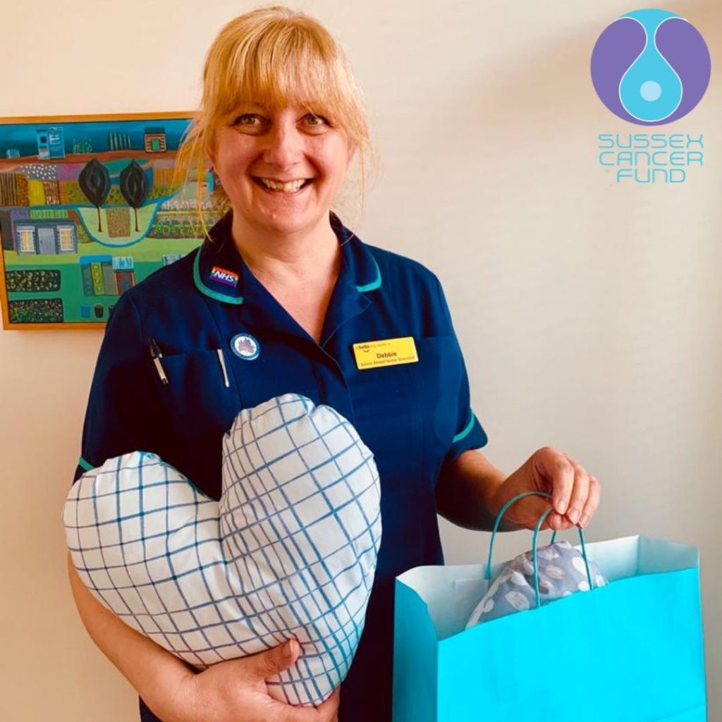 Breast Cancer PostOperative Cushions Given a Boost by the SCF Sussex