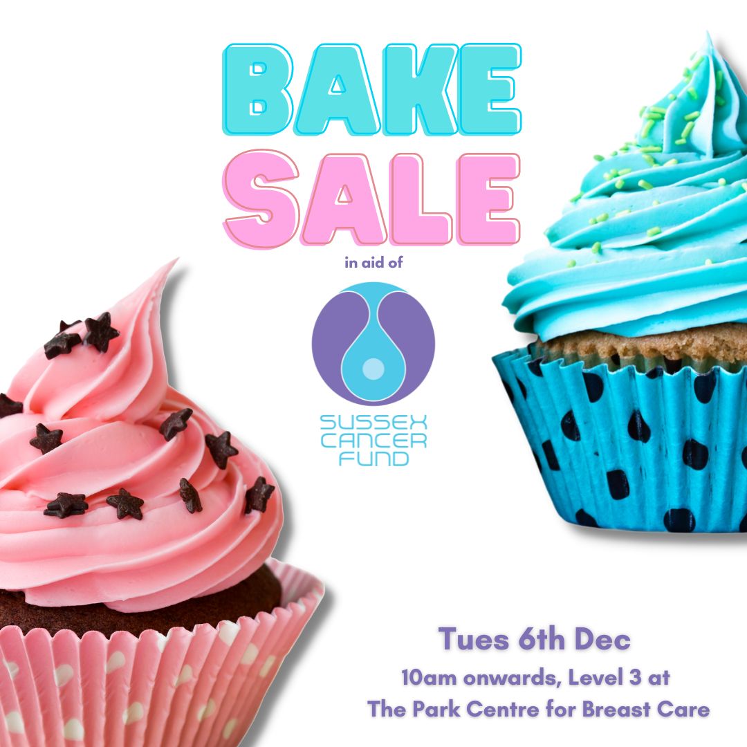 Bake Sale At the Park Centre For Breast Care 6th December Sussex